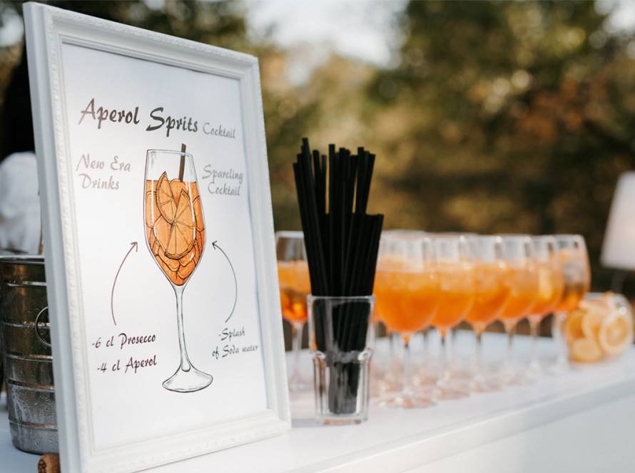 Crafted cocktails and mocktails for intimate gatherings
